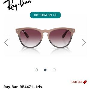 Ray-Ban RB4471 Iris Sunglasses - Brown